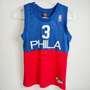 Nike Rewind Vintage Allen Iverson Jersey Philadelphia 76ers Jersey Size Y Medium